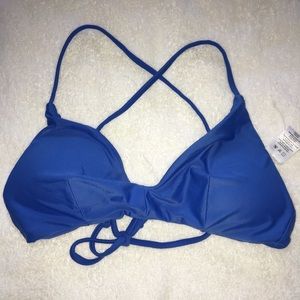 Royal Blue RVCA Bathing Suit top